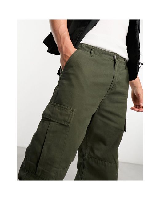 Pantalones cargo s corte estándar Carhartt de hombre de color Green