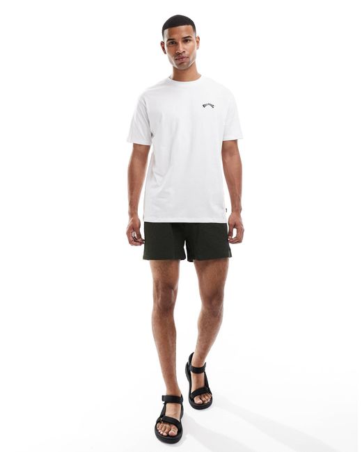 Billabong – arch – kurzärmliges t-shirt in White für Herren