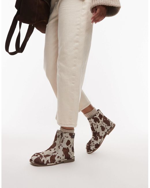 Bronx Natural Fluffy Cosy Boot