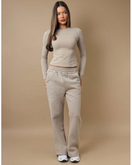 SIMMI Natural Maia Simmi Studios Flared Joggers