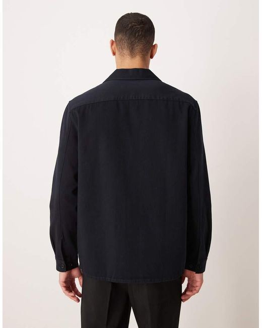 ARKET Black Pure Cotton Shirt for men