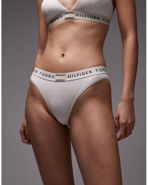 Tommy Hilfiger Brown Heritage Cotton Bikini Briefs