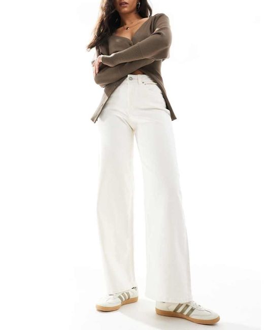 Vaqueros Blanco Hueso De Corte Ancho Tokyo De JJXX de color White