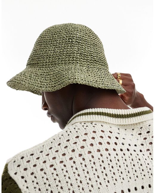 Cappello da pescatore di ASOS in Green da Uomo