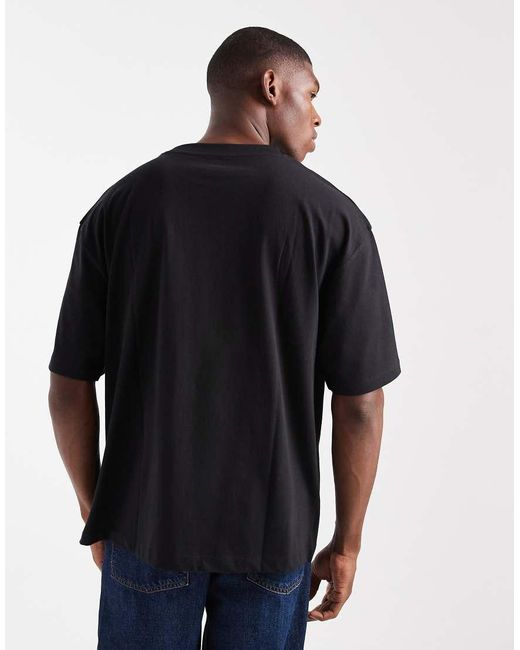 ASOS Blue Essentials 2 Pack Oversized T-Shirts for men