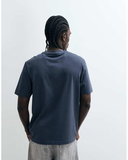 Boss Blue Chest Logo T-Shirt for men