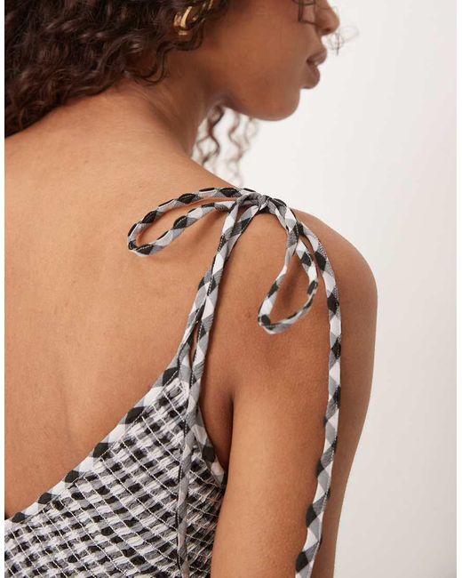 ASOS Jumpsuit Met V-Hals En Verlaagde Taille in het Multicolor