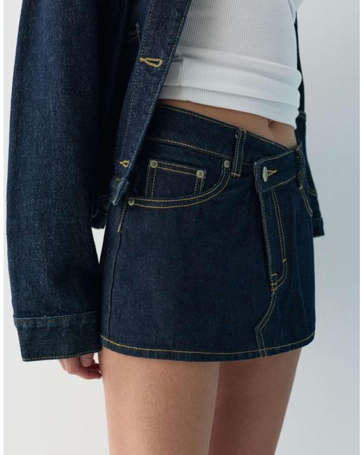 Pull&Bear Blue – jeans-skort