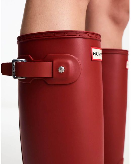 Hunter Red Original Tall Wellington Boots