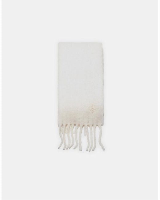 Stradivarius White Basic Scarf