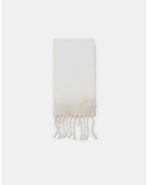 Sciarpa Basic Color Écru di Stradivarius in White