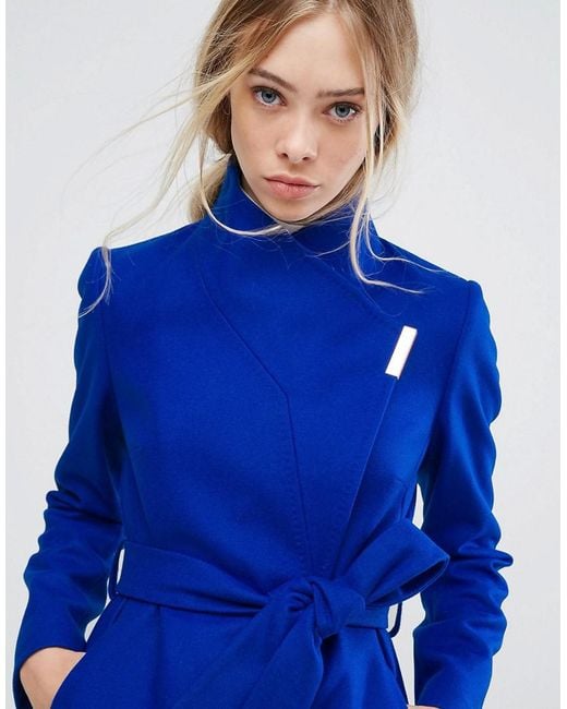 Ted baker top cobalt blue coat