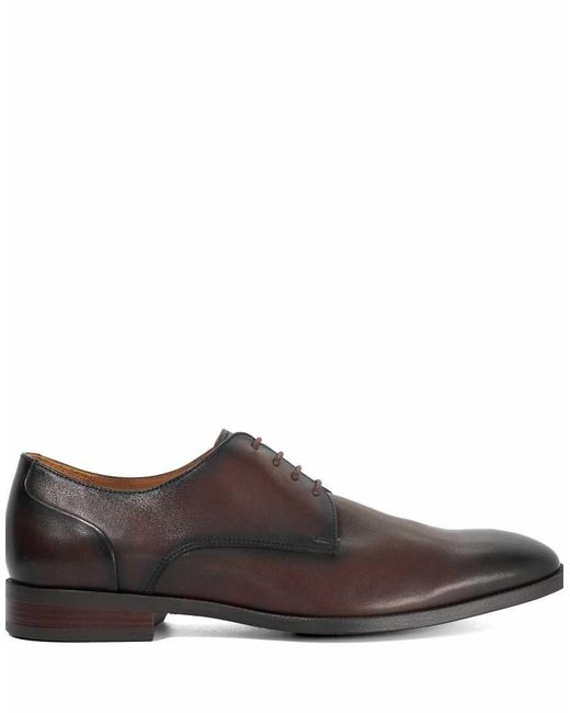 Dune Brown Sole Derby Shoes for men