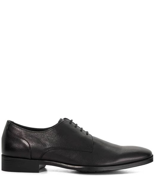 Dune Black Sole Derby Shoes for men