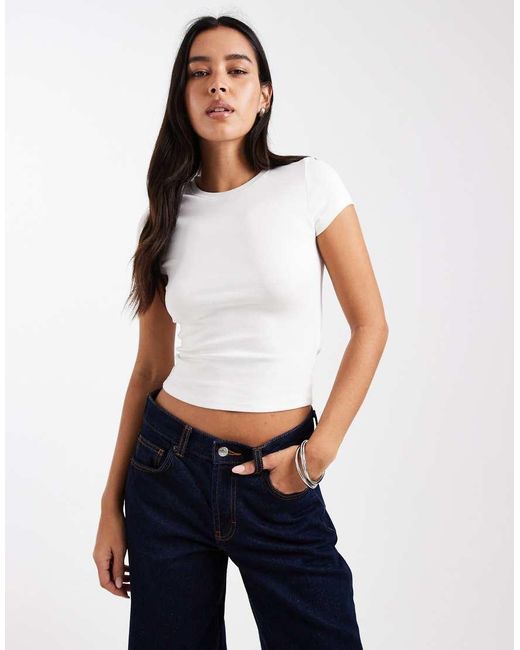 New Look Blue Baby Tee