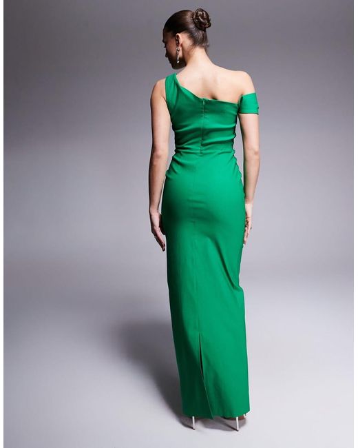 Vestito A Fascia Lungo di Vesper in Green