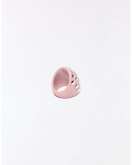 Bershka Pink Studded Ring