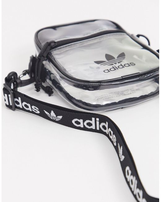 adidas Originals Clear Festival Crossbody Bag in Black for Men | Lyst