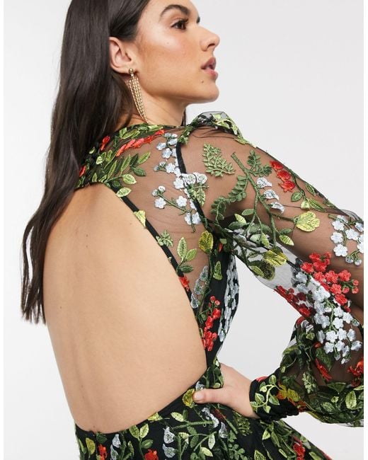 astr the label tropics printed maxi dress ASTR The Label Tropics Dress