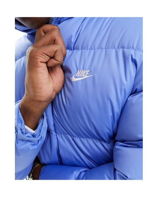 Nike Blue Club Puffer Coat for men