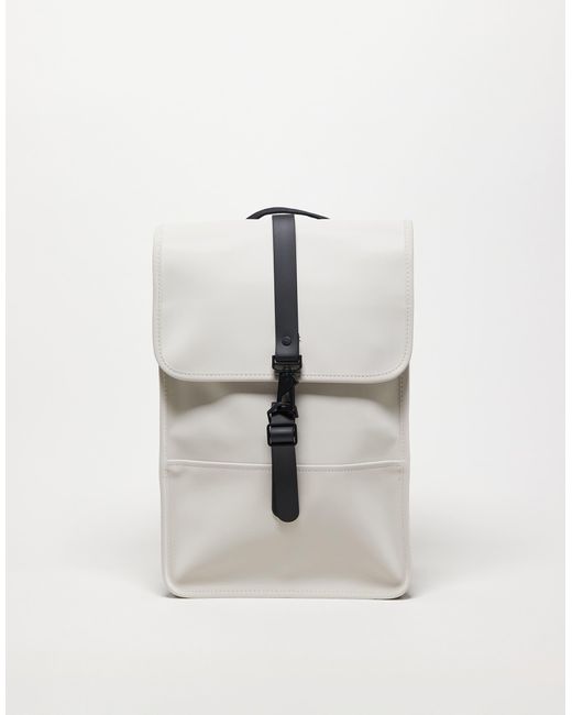 Rains White 13020 Waterproof Mini Backpack