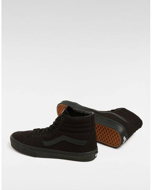 Vans Black Sk8-Hi Trainers