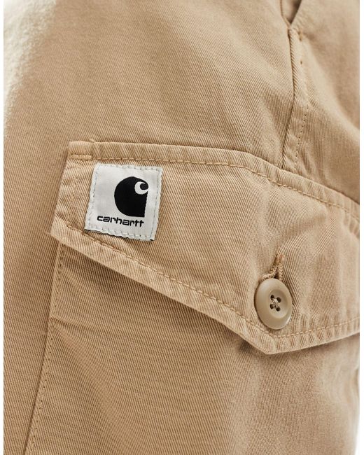 Pantalones marrones cargo holgados collins Carhartt de color Natural