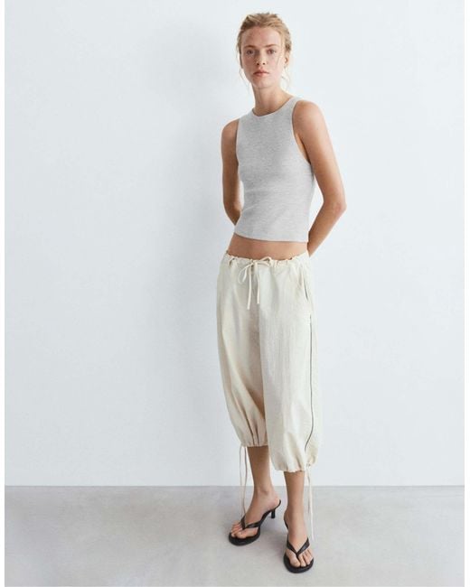 Pull&Bear White – tanktop
