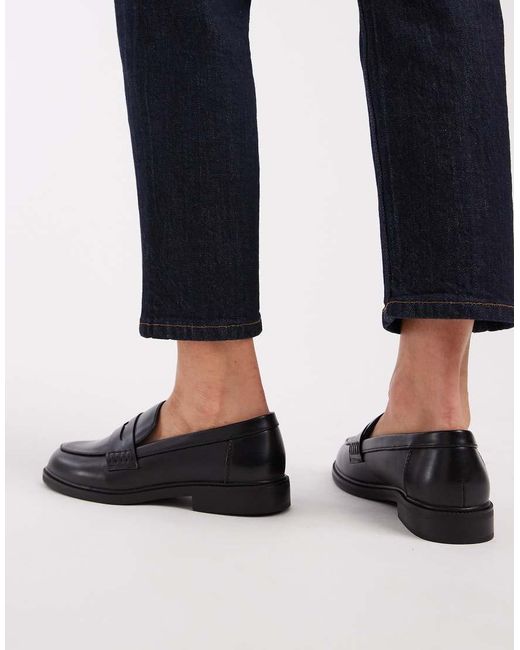 ONLY Black Faux Leather Loafers