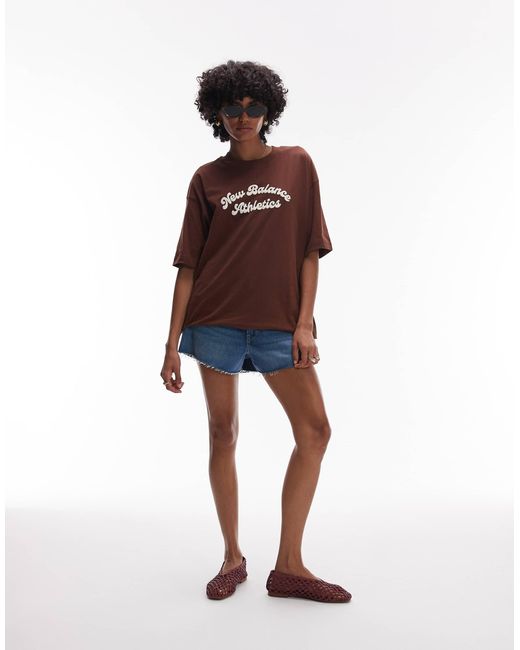 New Balance Blue – oversize-t-shirt