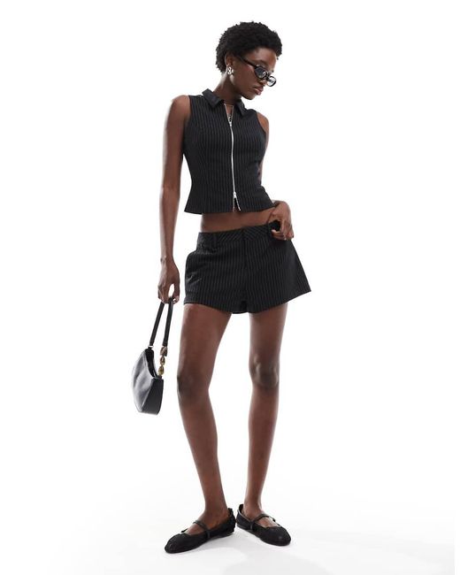 Cotton On Black Izzy Zip-through Singlet