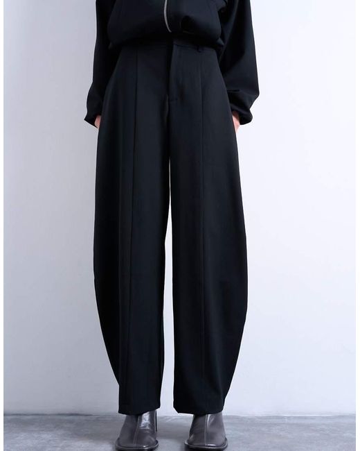 TOPSHOP Blue Co Ord Barrel Trouser