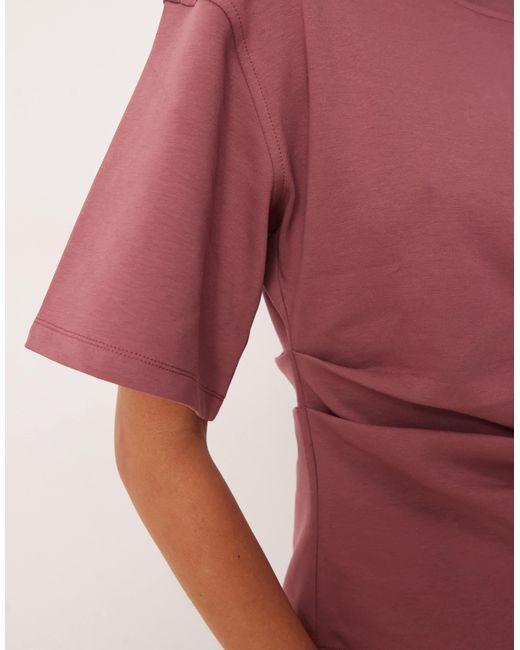 ASOS Red – t-shirt aus interlock-jersey