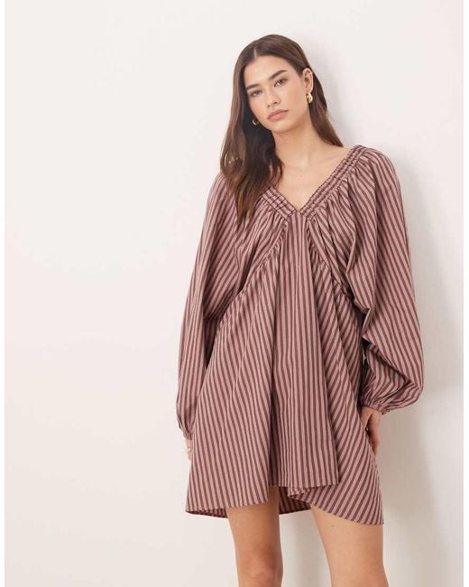 ASOS Pink Babydoll Mini Dress