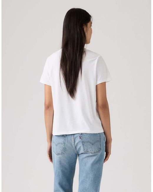 Levi's White Favorite Cotton T-Shirt