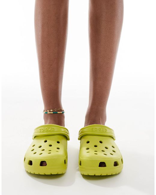 CROCSTM Yellow Classic Clogs