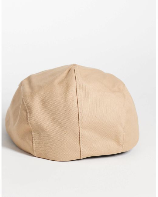 ASOS Natural Flat Cap