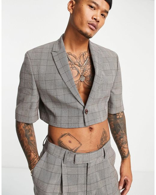 ASOS Super Cropped Short Sleeved Suit 