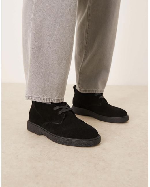Calvin Klein Calvin klein – schnür-boots aus wildleder in Natural für Herren