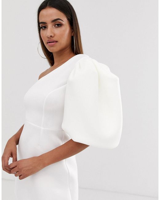 asos skater dress white ASOS LUXE 3D floral embellished cotton eyelet mini skater dress in white