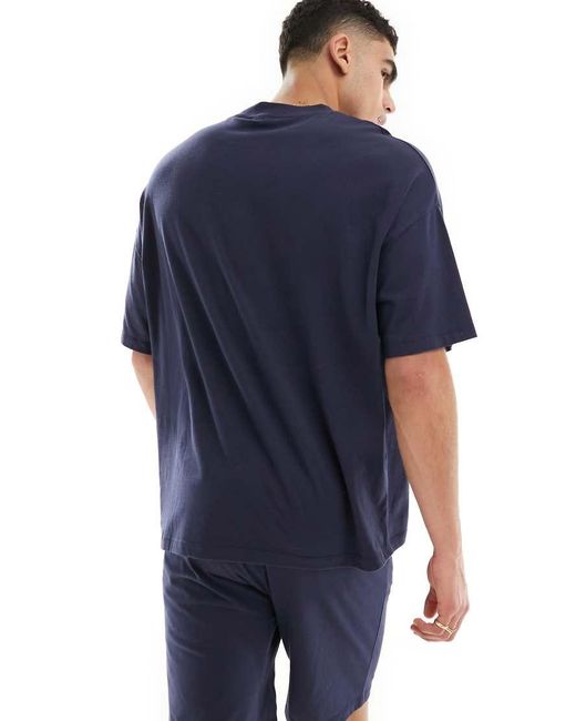 ASOS Blue Oversized Pyjama Set for men