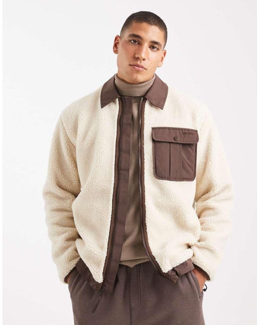 Levi's Natural Joonie Sherpa Jacket for men