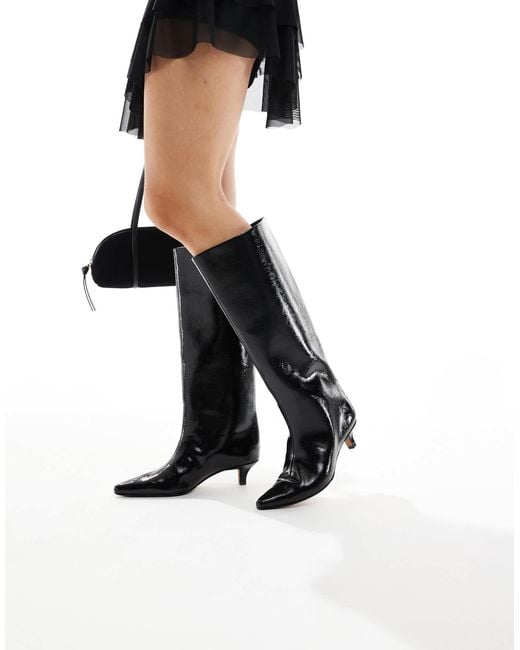 Schuh Black – dorothy – wide fit – overknee-stiefel