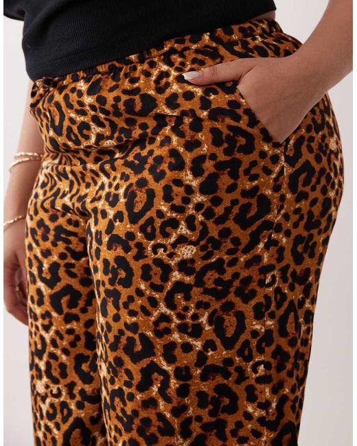Esmee Curve Brown Tie Front Beach Pants