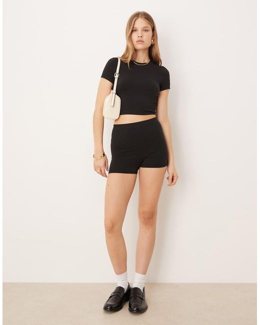 Calvin Klein Black Seamless Crop Top
