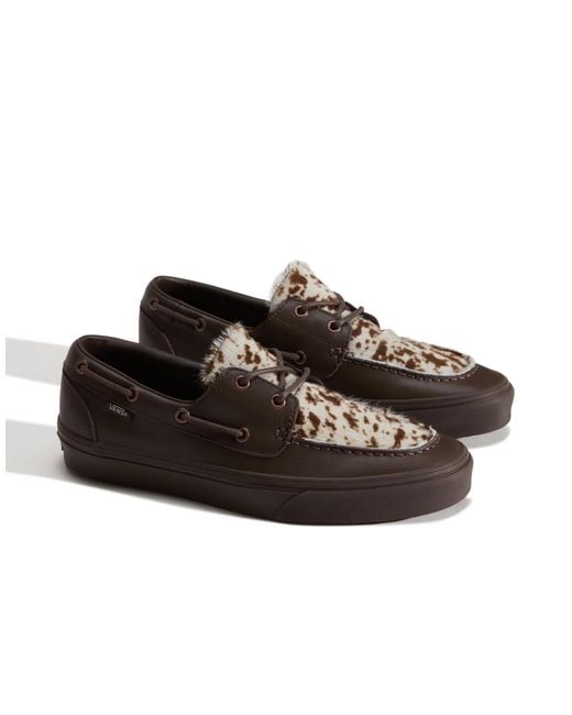 Vans Brown Bootsschuh-sneaker mit zwei ösen