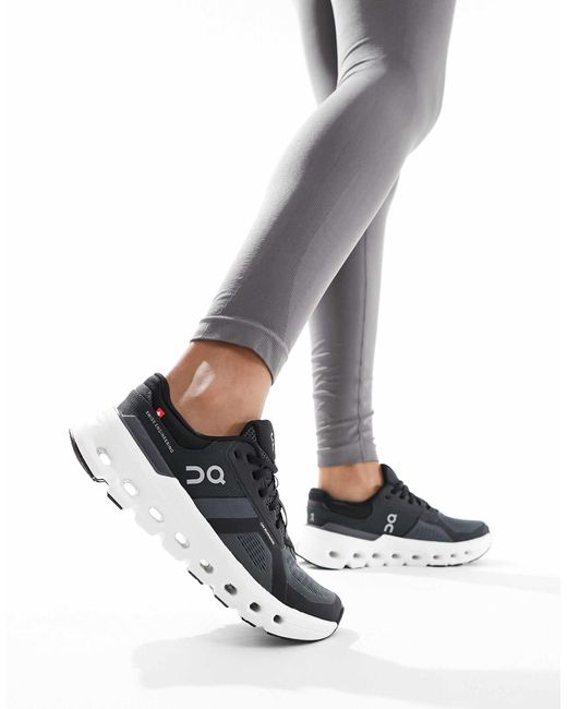On Shoes Black On – cloudrunner 2 – laufsneaker