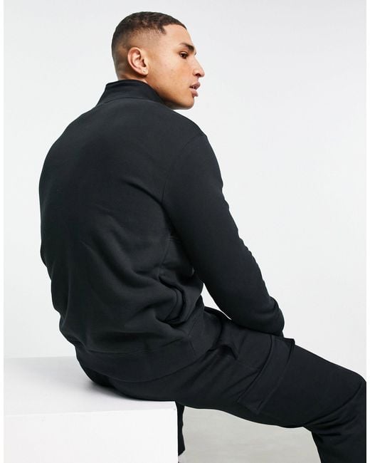 nike club fleece half zip