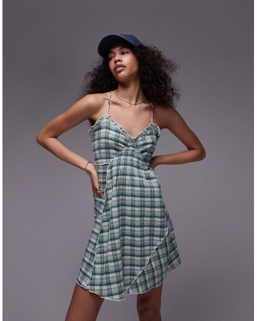 Topshop strappy dress clearance