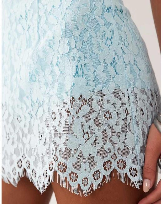AFRM Blue Priesley Lace Built